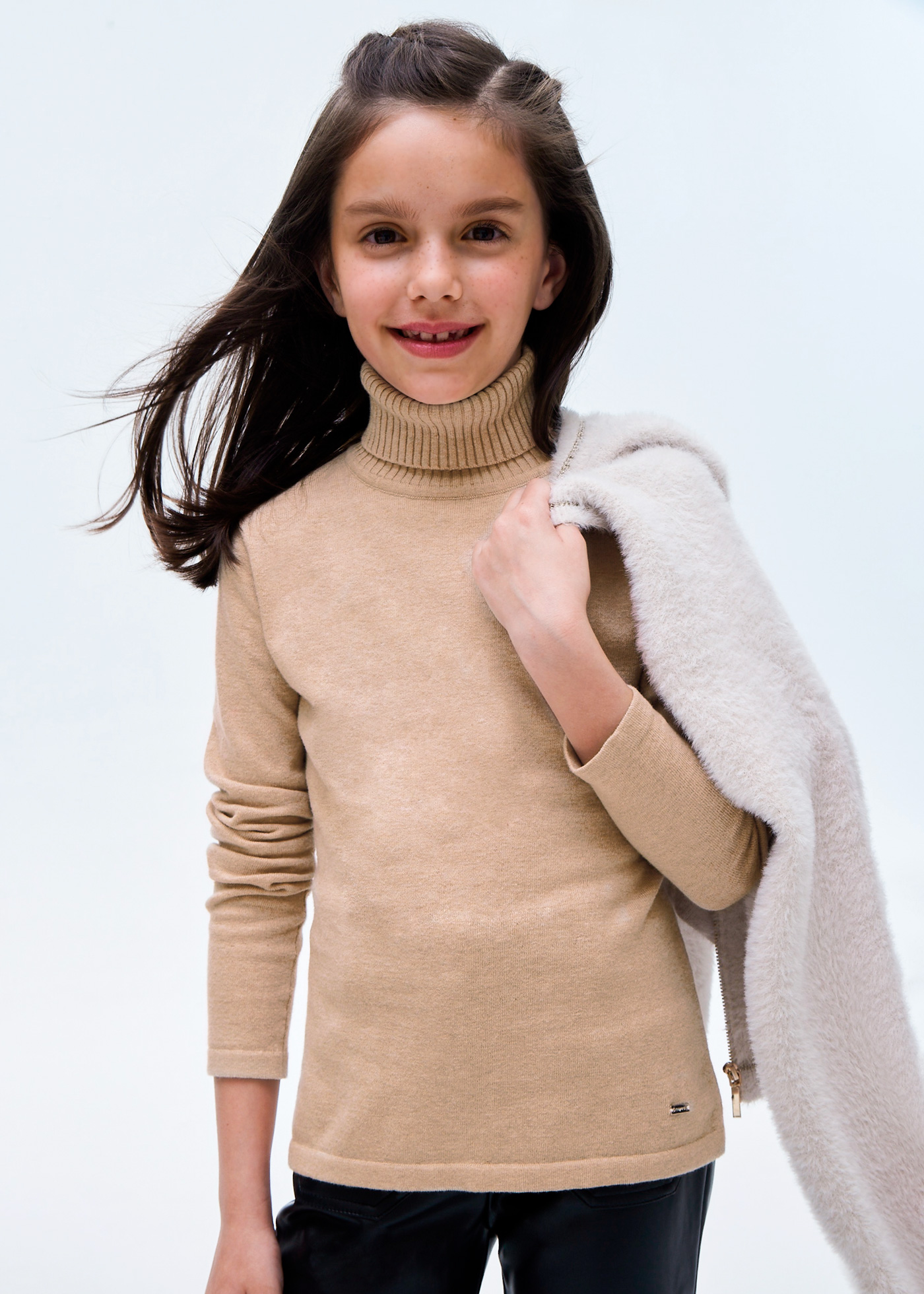 Camisa de algodão Better Cotton para meninas com estampa de cisne