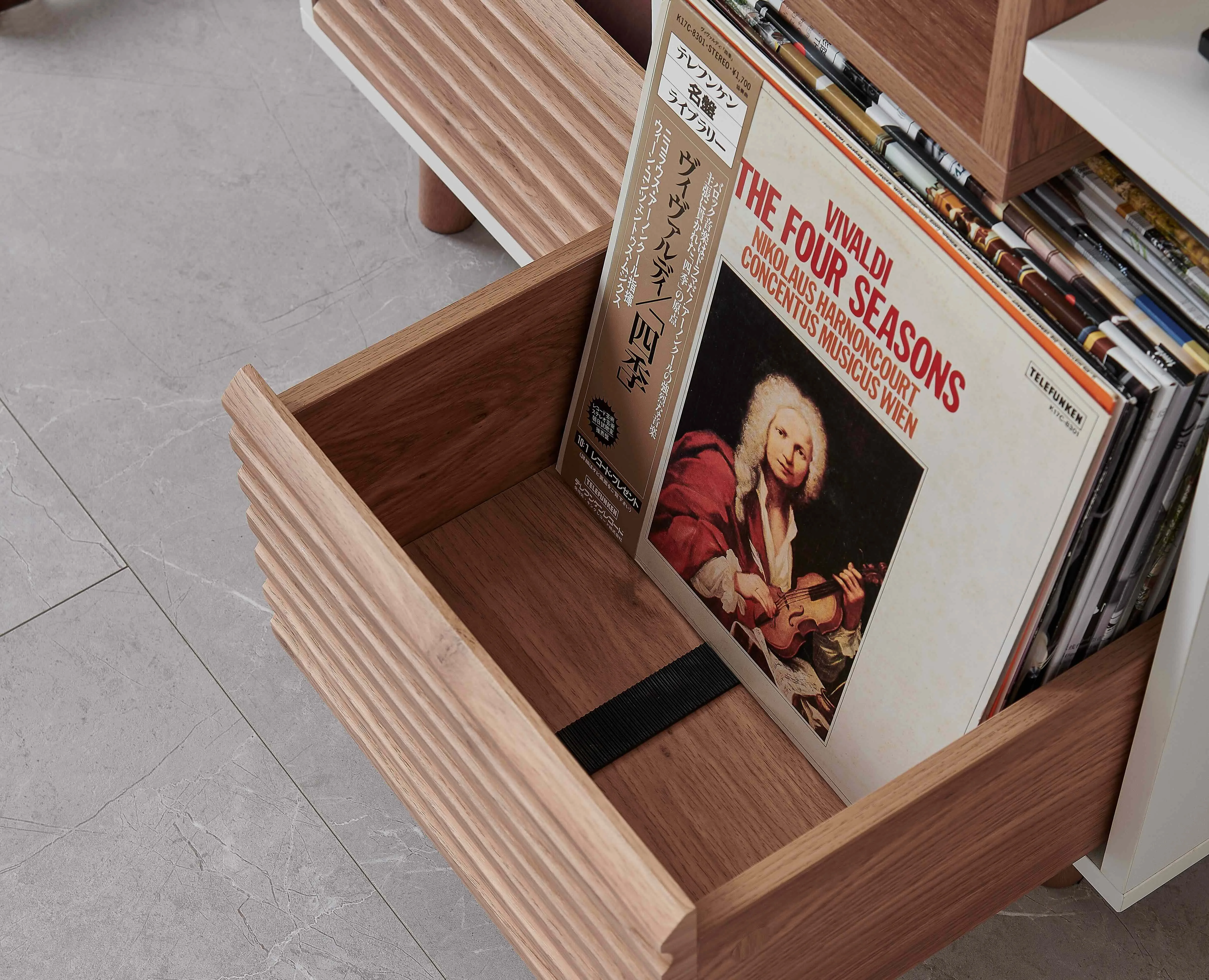 NorStone Oslo 800 Blanc et Chêne Meubles hi-fi