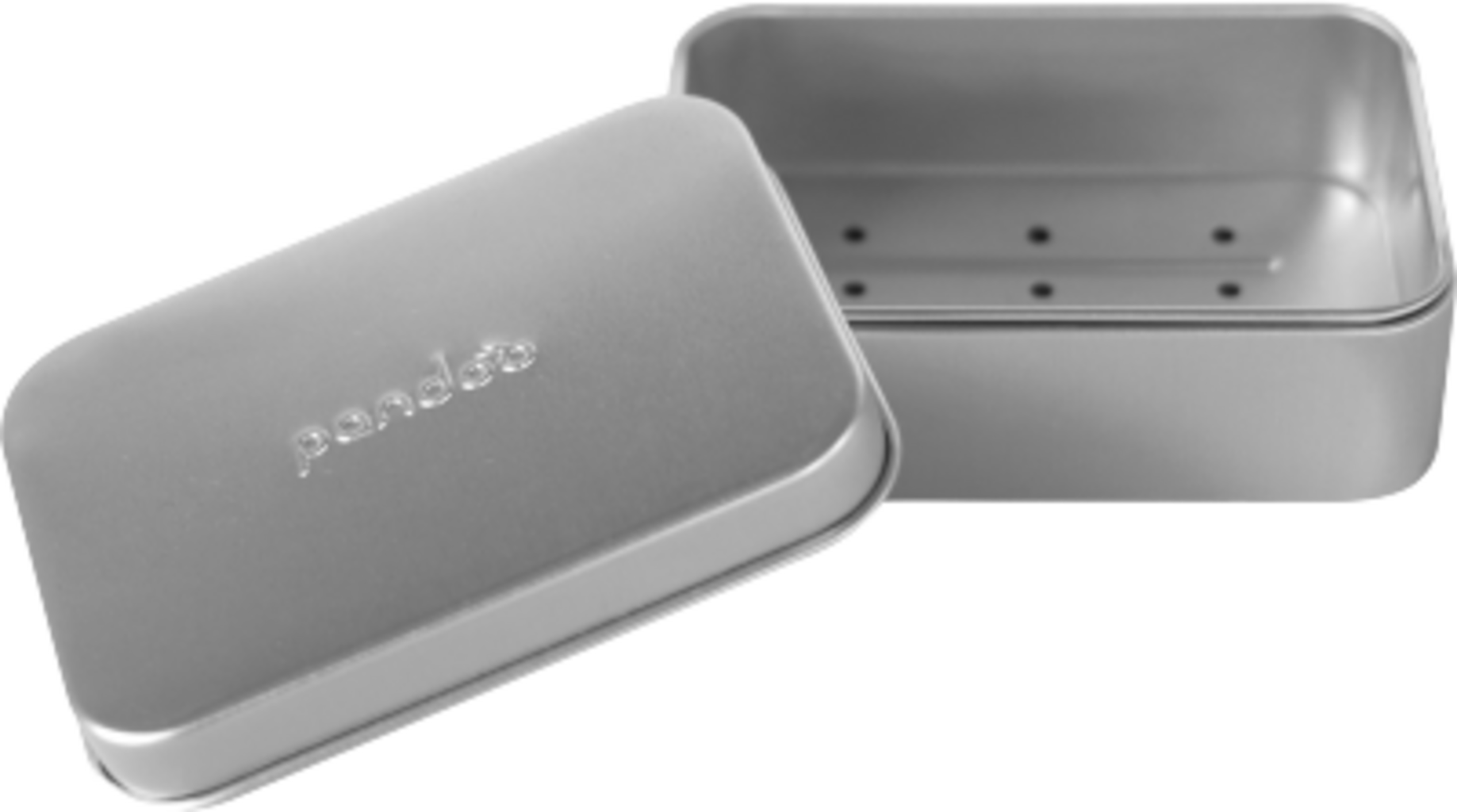 pandoo  Seifendose Aluminium