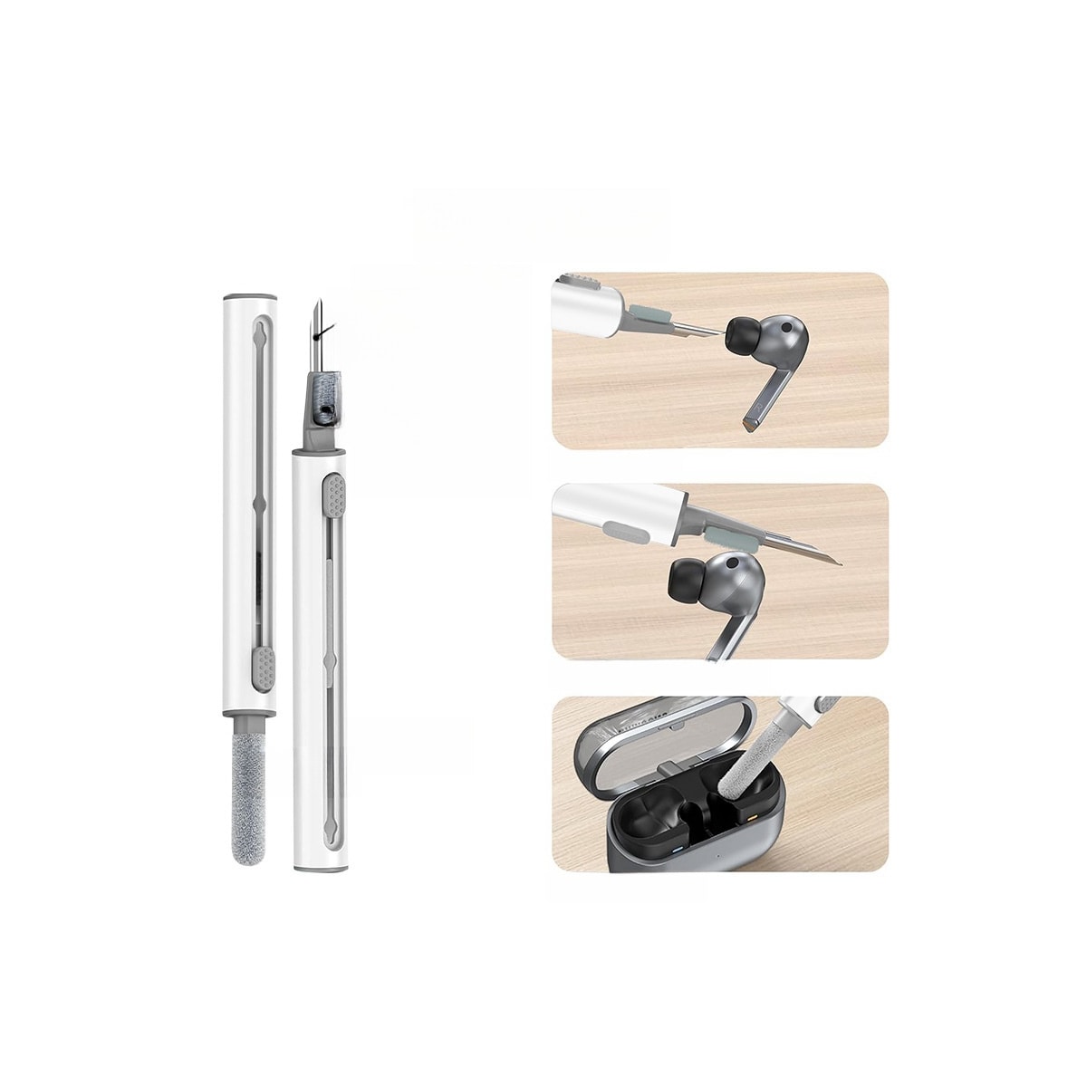 Beskyttende silikonetui til Samsung Galaxy Buds3/Buds3 Pro Sort