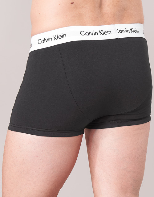 Calvin Klein Jeans - COTTON STRECH LOW RISE TRUNK X 3 Negro