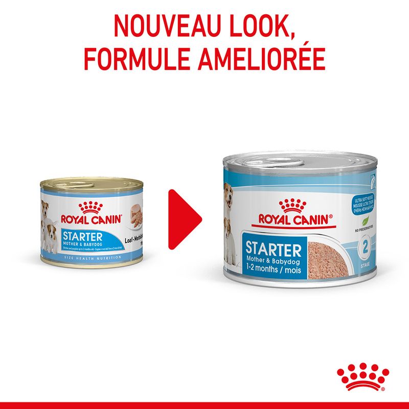 Royal Canin Starter Mother & Babydog Ultra Soft Mousse à prix discount sur bitiba.fr