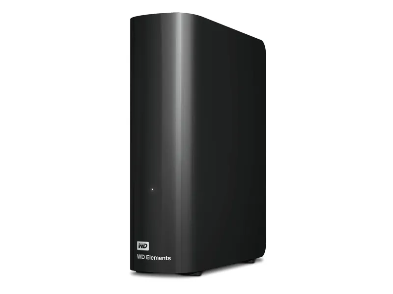 WD Elements Desktop WDBWLG0180HBK - Harddisk - 18 TB - ekstern (stationær) - USB 3.0 - sort