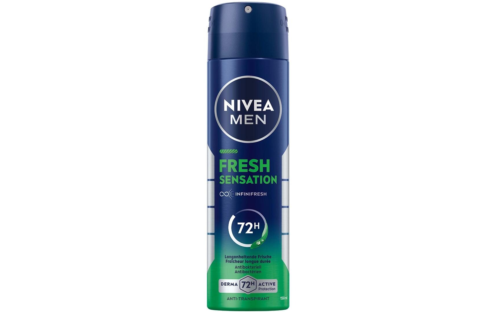 Deo Spray Fresh Sensation 150 mlDeo für Herren bietet 72h Schweiss- und Geruchsschutz