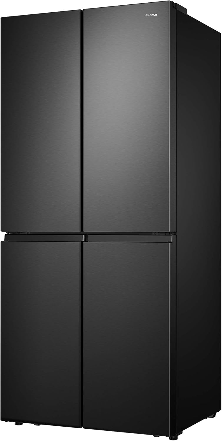 Hisense RQ563N4SF2 frigo américain Autoportante 454 L F Noir