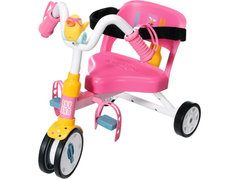 Baby Born Puppenzubehör Trike Puppen-Dreirad mit Schiebestange