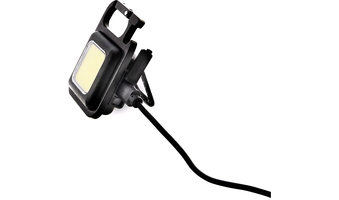 Kraftig mini lygte, 500 Lm, genopladelig
