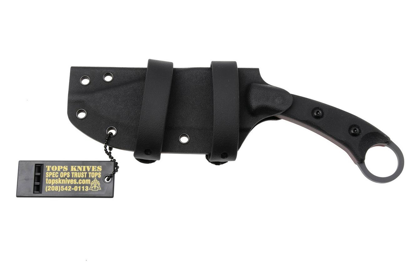 TOPS Knives Trailhead Kukri TDKR-01, 1095 Sniper Gray, Black Canvas Micarta, survivalmes, Jason Swain design