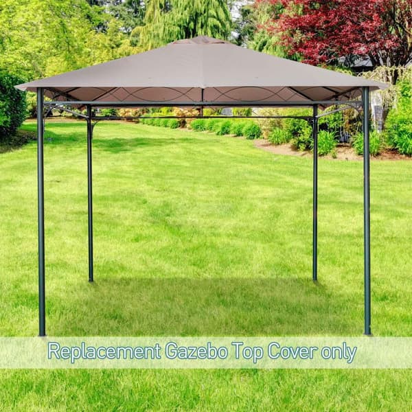 Gazebo Roof Replacement Gazebo Roof Gazebo Cover Solskjerm Polyester Beige 2,98 X 2,95 M