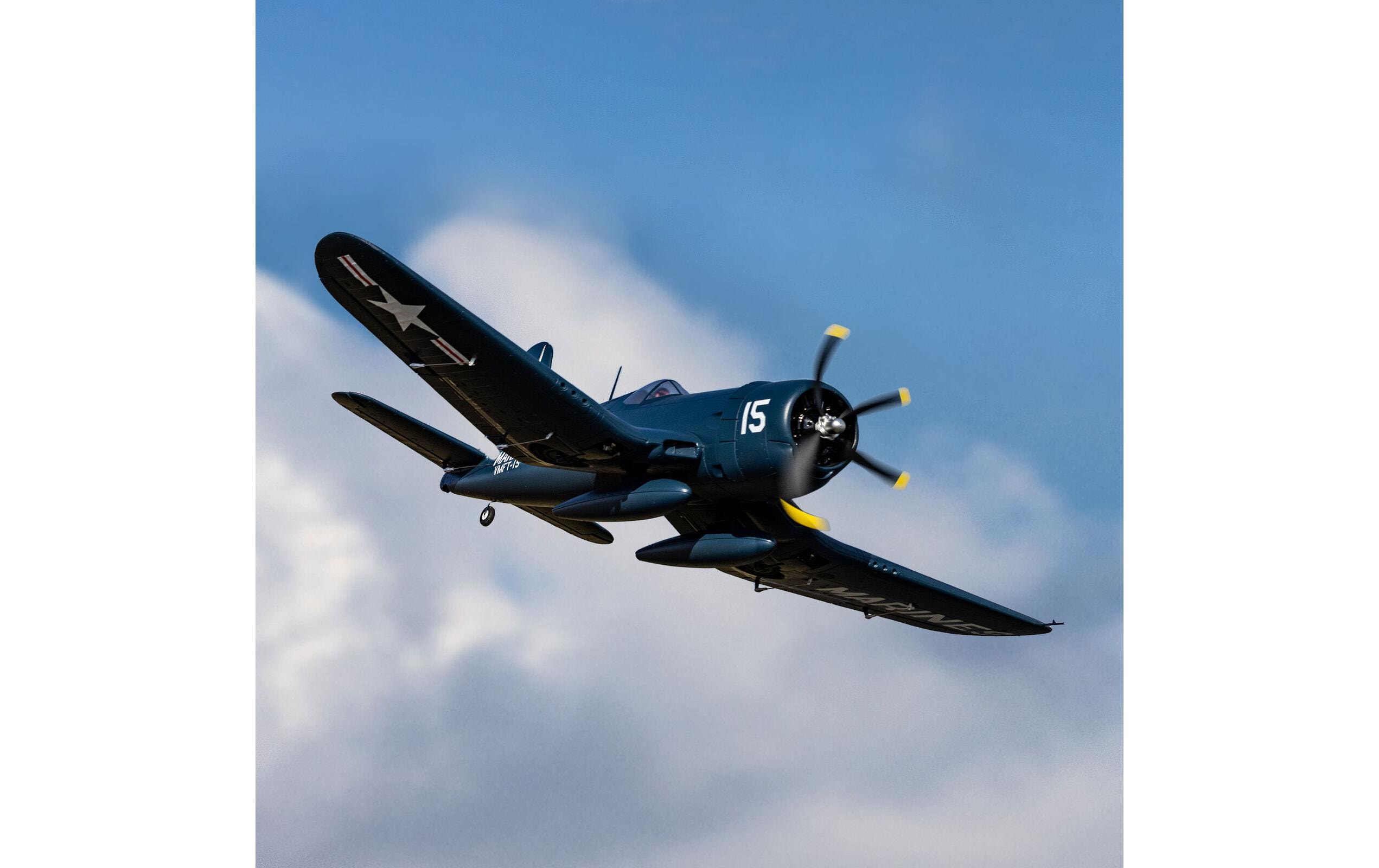 Warbird F4U-4 Corsair 1.2 m PNP<br>2. Weltkrieg Warbird mit starkem Brushless Antrieb und Einziehfahrwerk