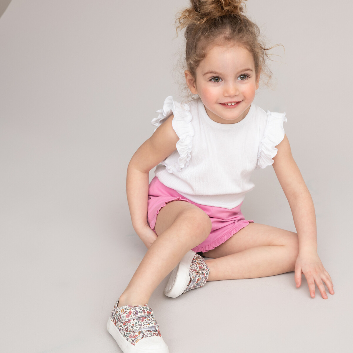 COLEÇÃO LA REDOUTE<br>Conjunto de 2 regatas com babados
