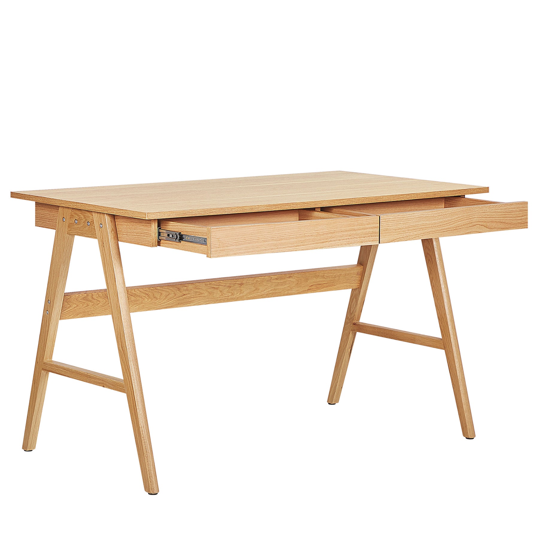 Beliani - SHESLAY - Bureau - Lichte houtkleur - MDF