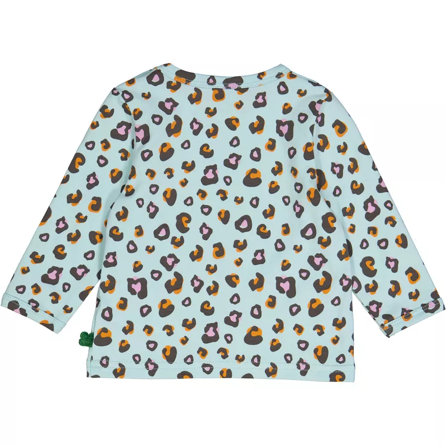Fred's World Babylangarmshirt AquaTangerinePastel