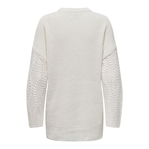 ONLY Nora Striktrøje, Cloud Dancer, XL