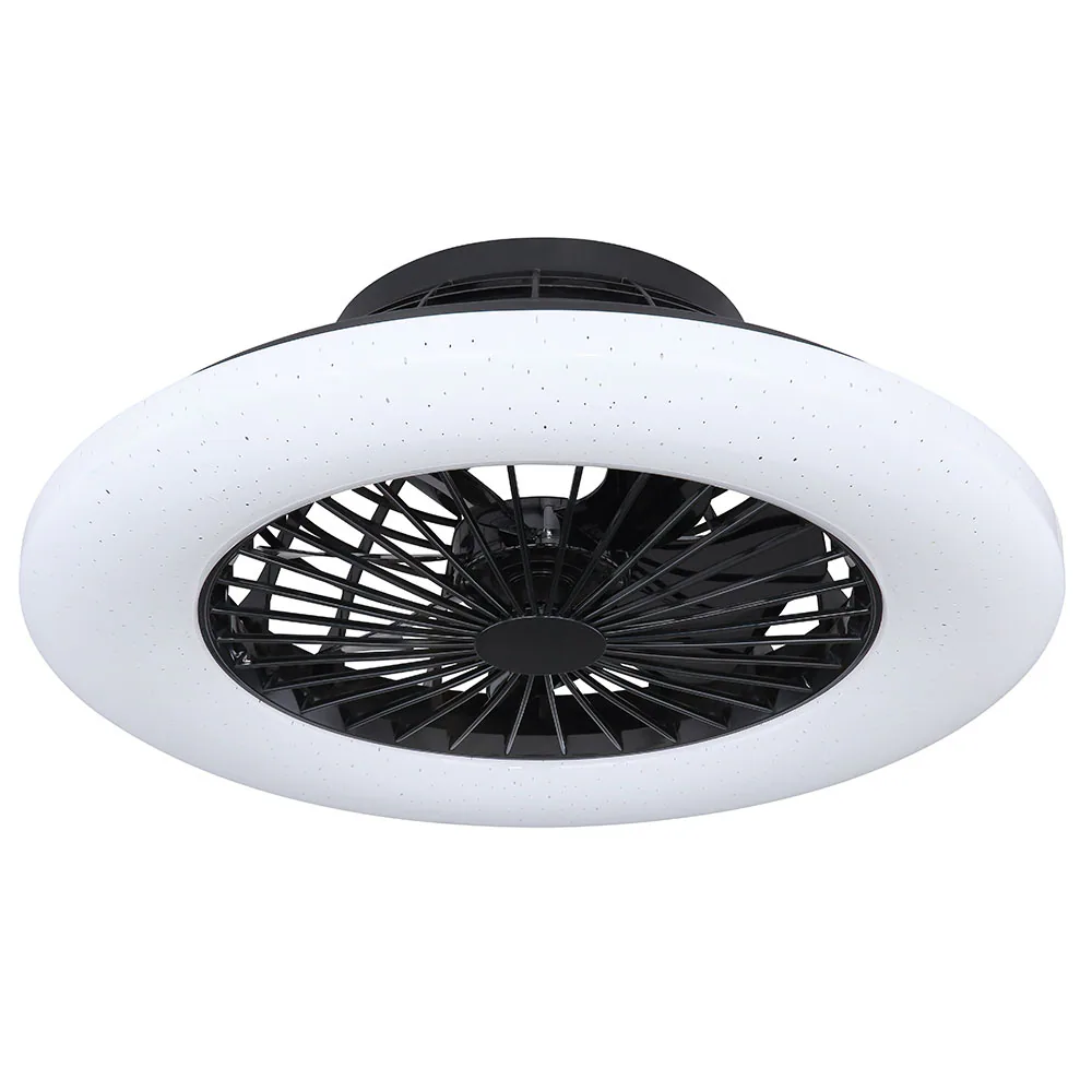 LED Deckenventilator. CCT, Fernbedienung, Sterneneffekt, 50 cm