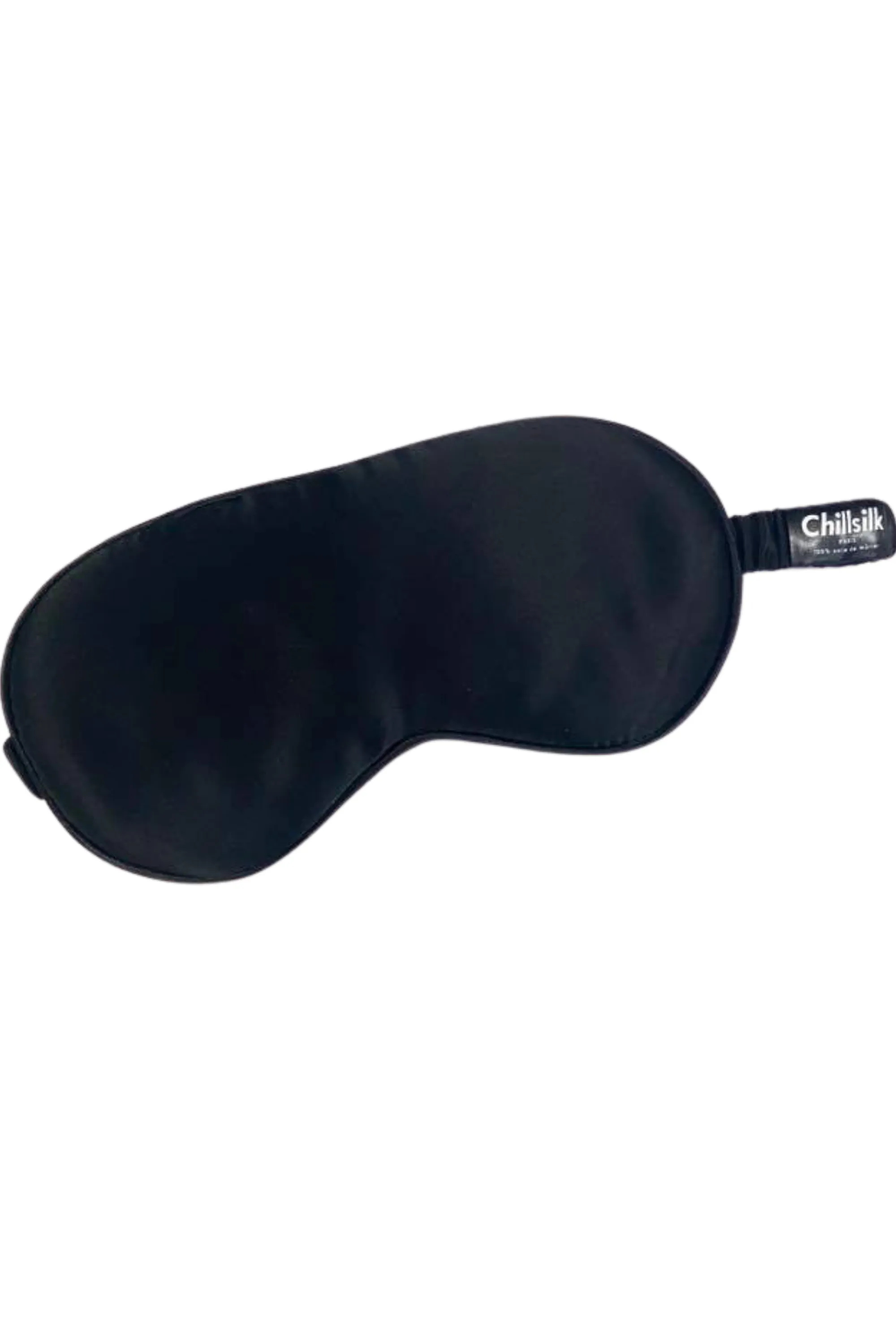 Chill Silk Masque de nuit noir 100% soie Noir