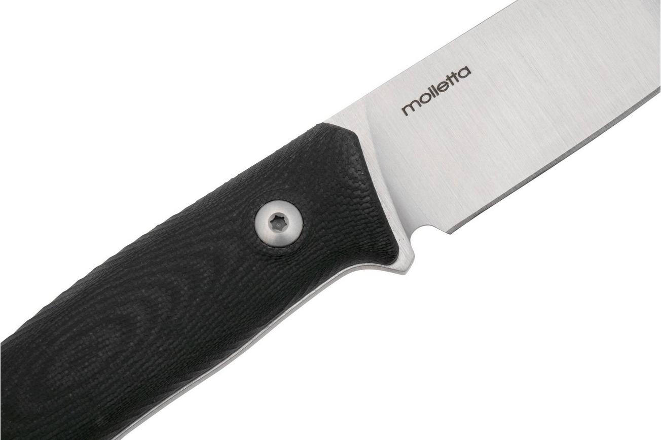 LionSteel M1-GBK Black G10, vaststaand mes