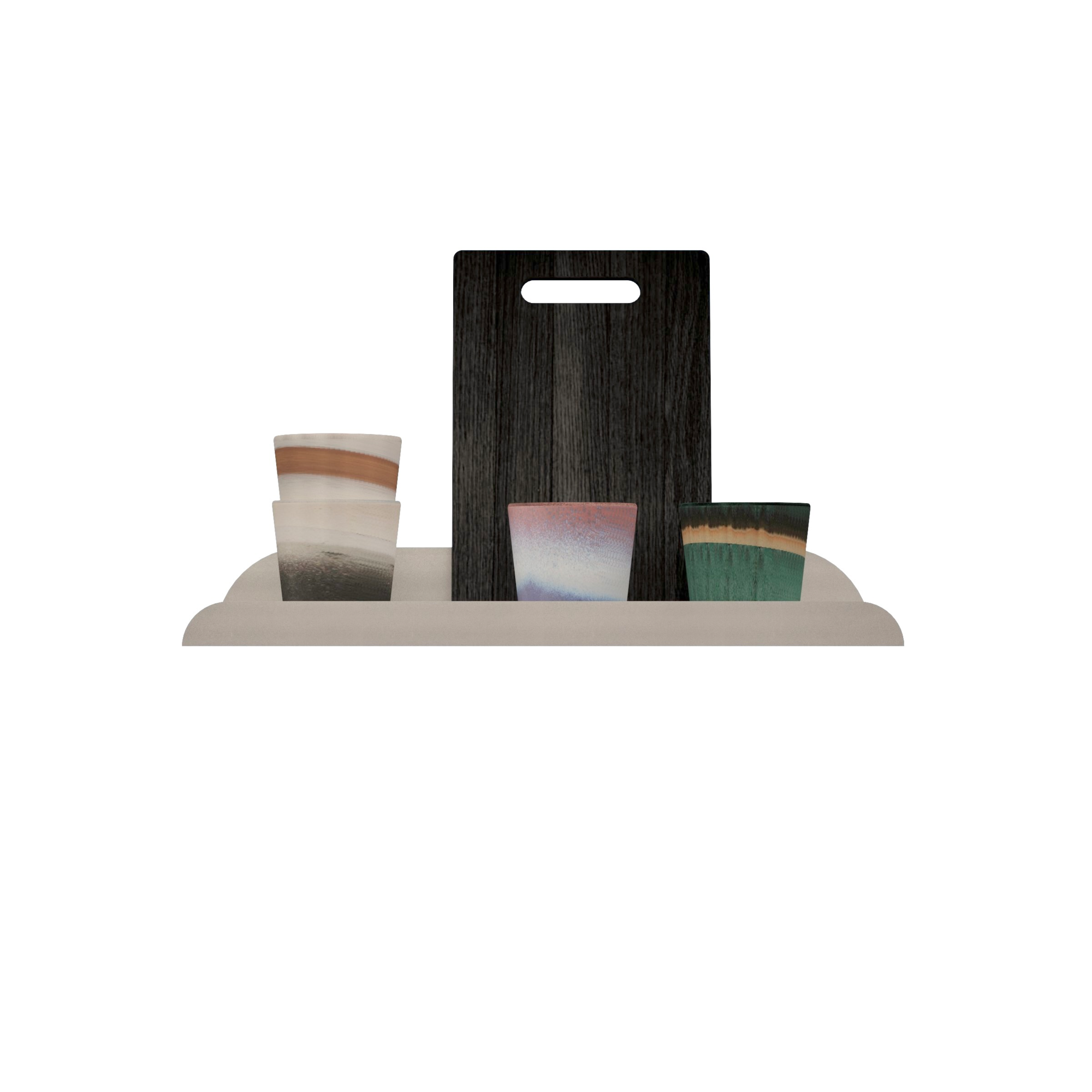 Keukenplankjes LIMA 40cm - set van 2 plankjes Blush