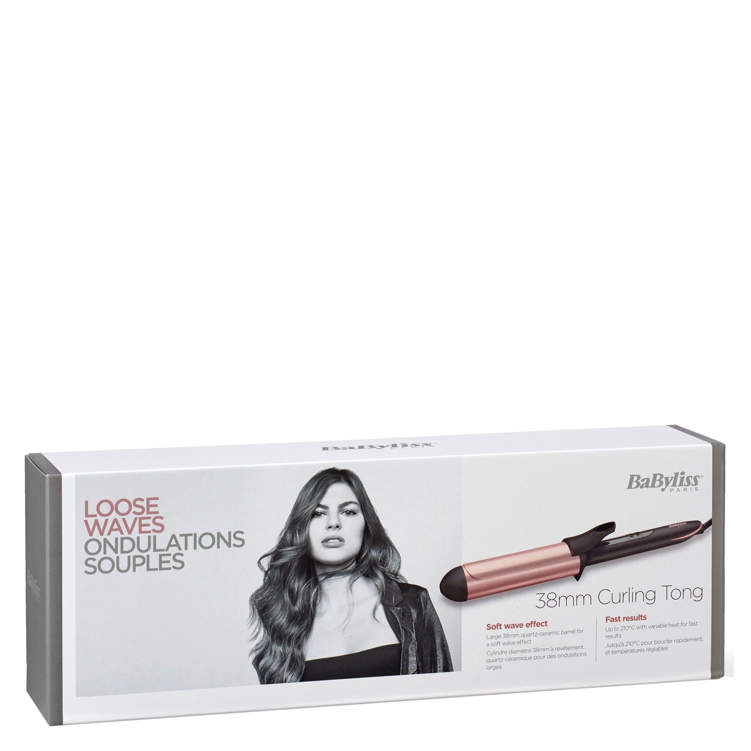 BABYLISS Lockenstab Rose Quartz<br>1 Stück, 32mm