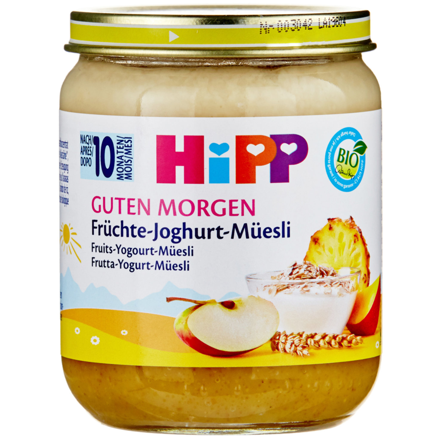 Hipp Bio Brei Guten Morgen Früchte Jogurt & Müesli 10+ Monate