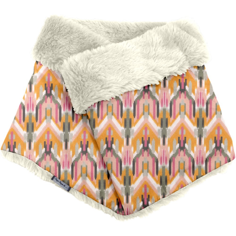 Echarpe Tube Adulte Ikat Ocre