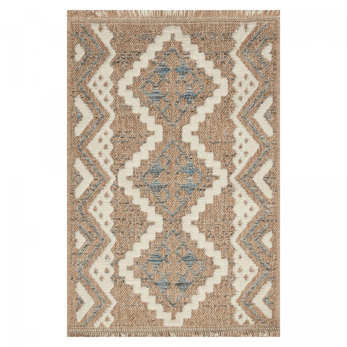 Tapis extérieur bleu 200x290 cm