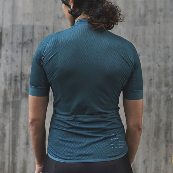 Maillot vélo POC W'S ESSENTIAL ROAD LOGO JERSEY DIOPTASE BLUE