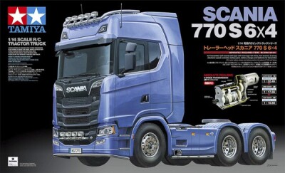Tamiya - Scania 770 S 6X4 R/C Fjernstyret Lastbil - 1/14 - 56368