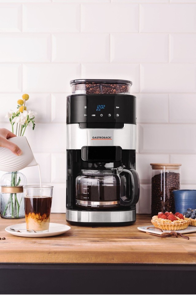 Gastroback - Coffee Machine Grind & Milk Frother Latte Magic - Bundle