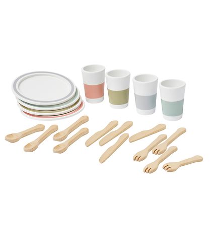 Kids Concept Geschirr - Bistro - Holz/Weiß