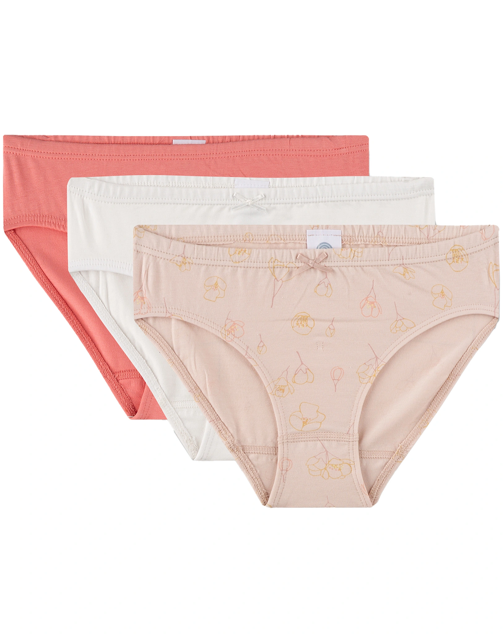 Hipster RIO FLOWERS 3er Pack in hush violett