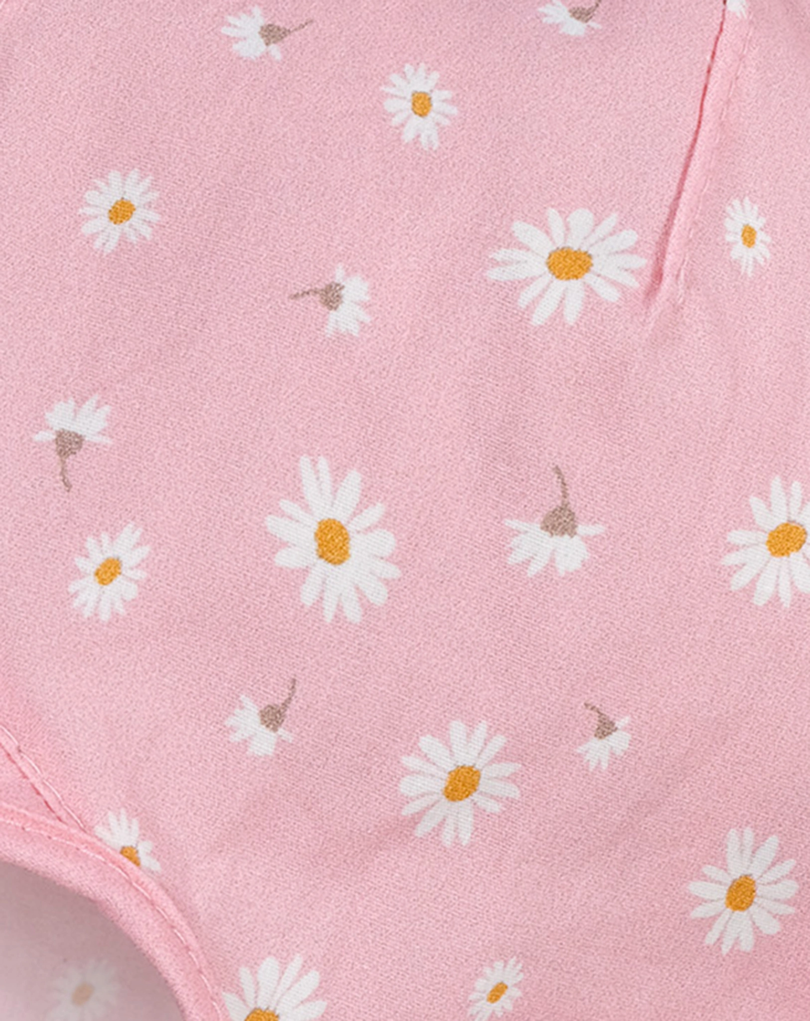 Schildmütze GÄNSEBLÜMCHEN mit Nackenschutz in rosa