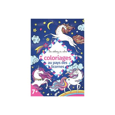 Au pays des licornes - par Notaert Amandine - livre à colorier