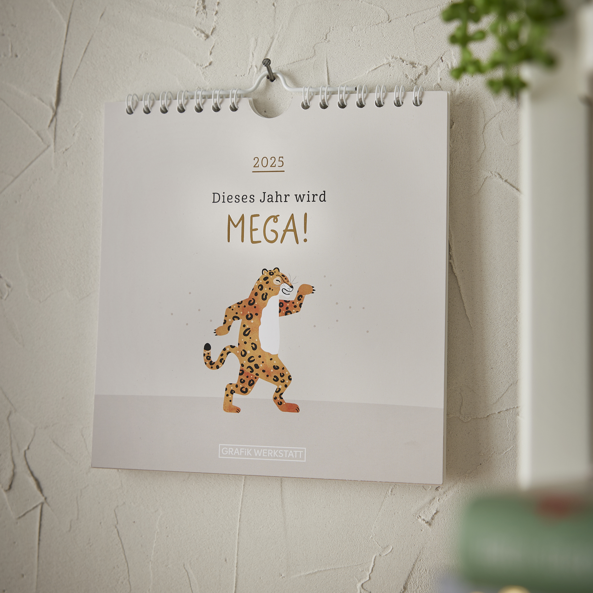 Postkarten Kalender, 2025, Dieses Jahr wird Mega