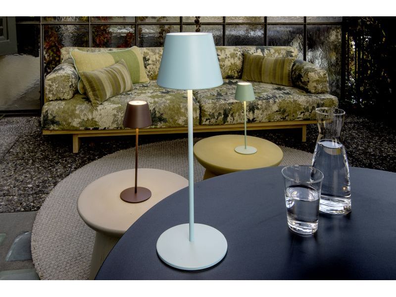 STT Tischleuchte Motion USB Luna, 23 LEDs, Ø 12 x 38 cm, Br Aussen-Leuchte
