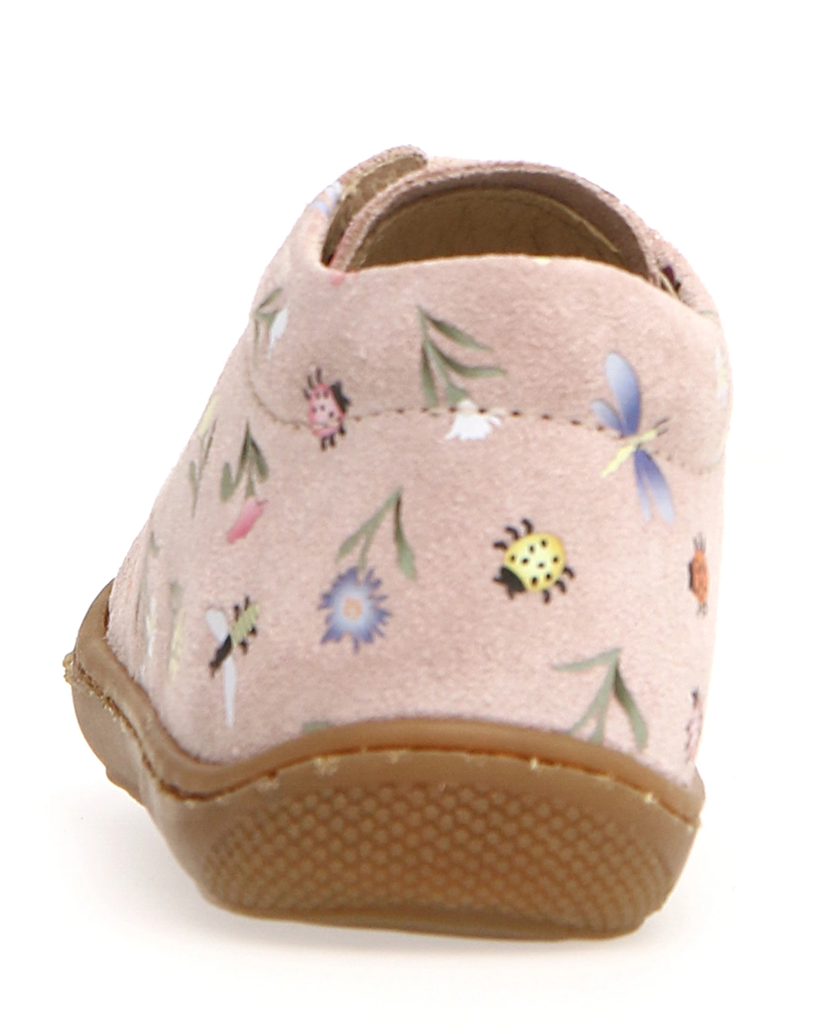 Schnür-Lauflernschuhe BLUMENWIESE in rosa