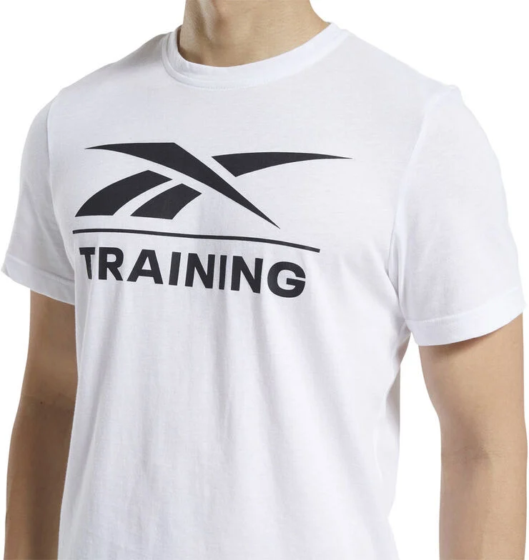 Reebok Trænings T-shirt Hvid