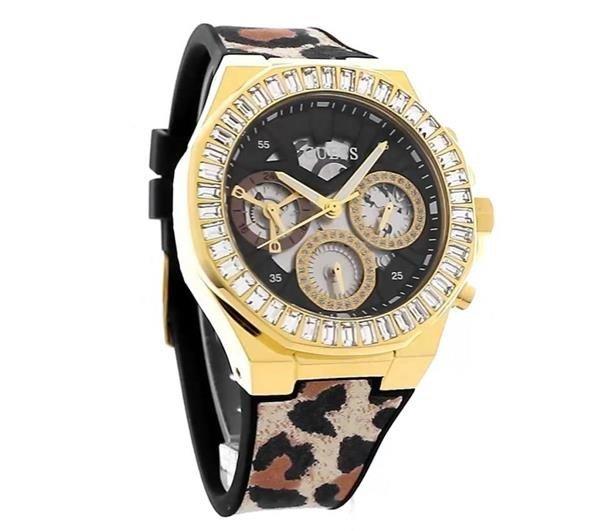 Guess Ladies Guess Rapture Leopard Print Watch GW0463L1