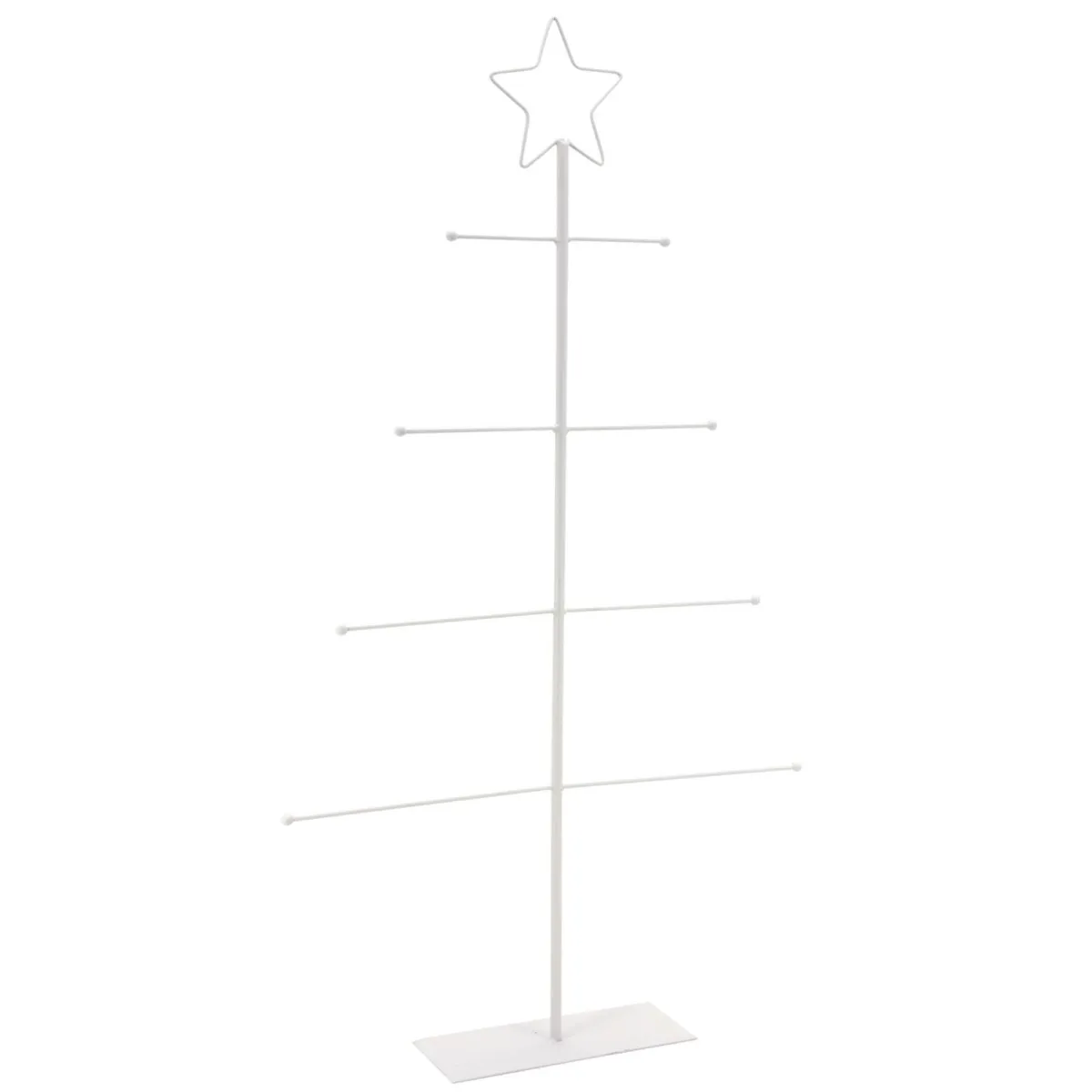 Aubry Gaspard Présentoir sapin - Métal laqué blanc