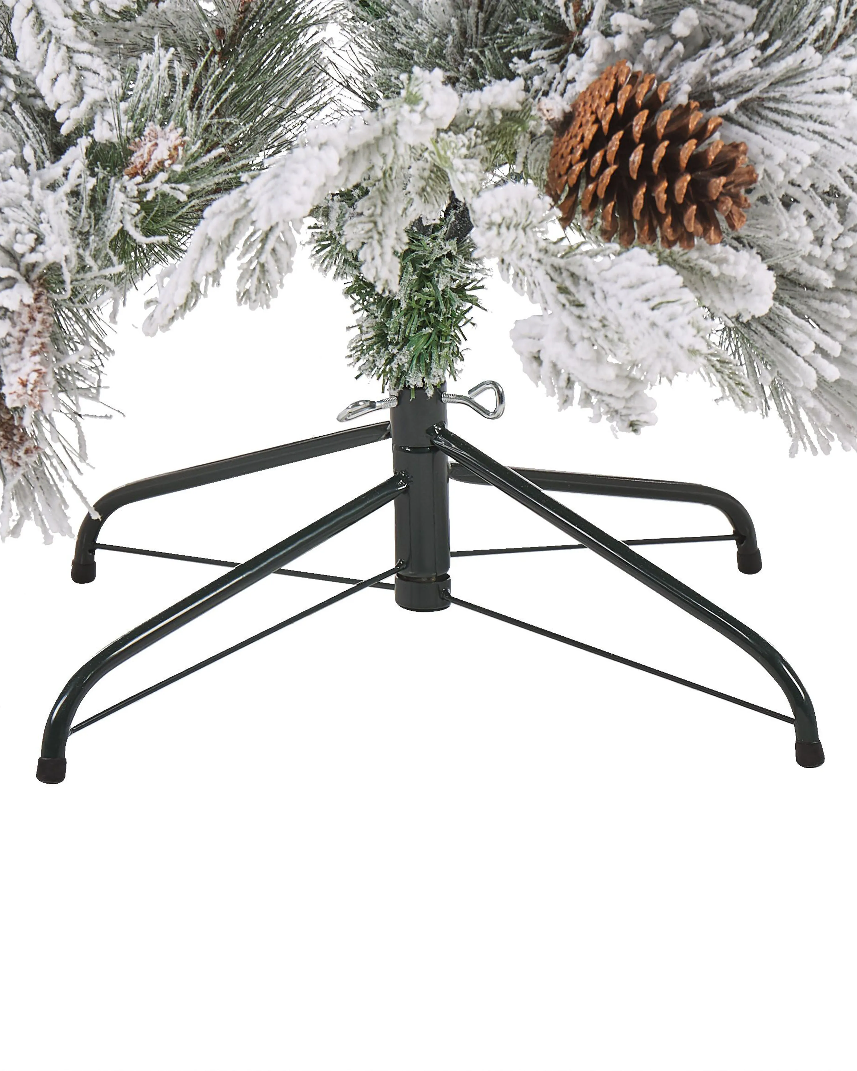 Besneeuwde kunstkerstboom MASALA 180 cm Wit