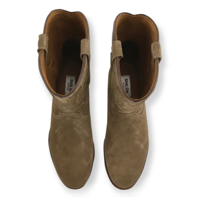 Shiloh Heritage Bottes Midnight Daim | Beige