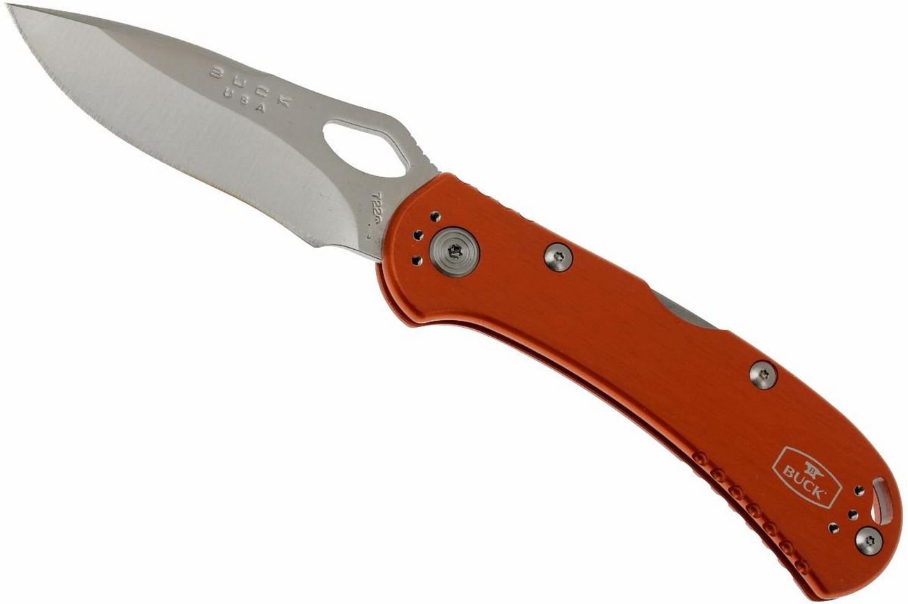 Buck 722 Spitfire 0722ORS1-B plain edge, oranje