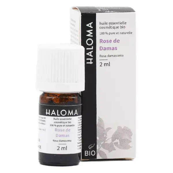 Óleo Essencial de Rosa Damascena Orgânica Haloma 2ml