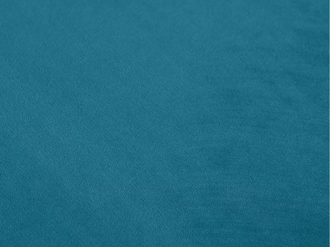 Canapé d'angle réversible en velours bleu canard TURNER