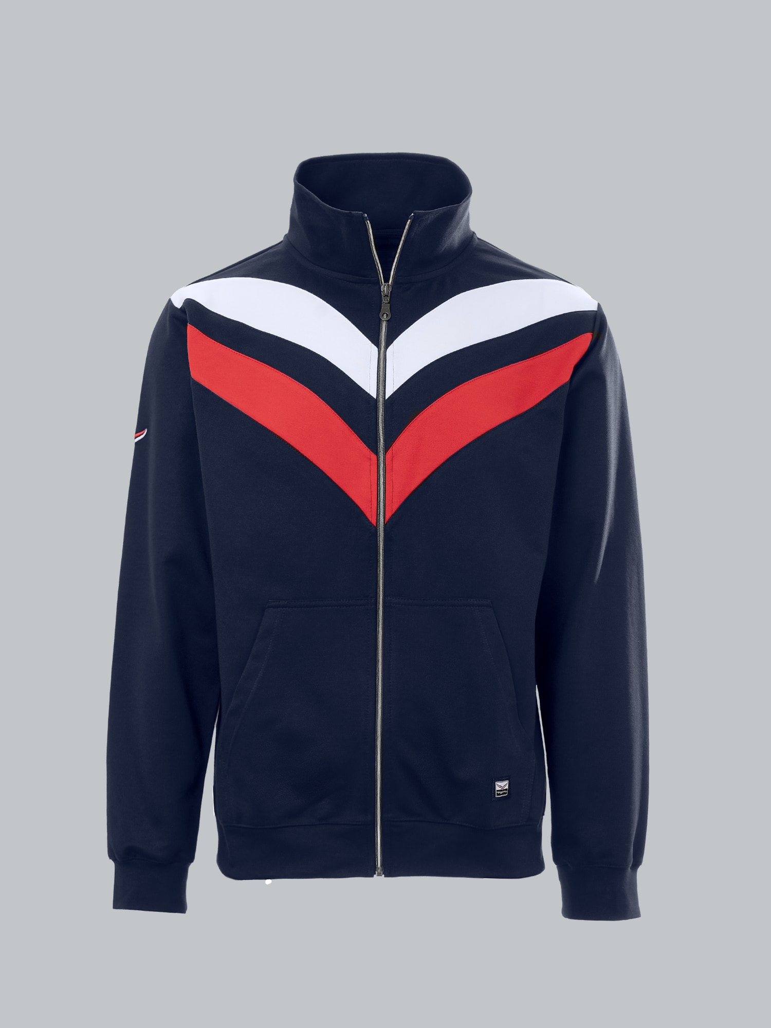 Sweatjacke mit praktischen Taschen Navy