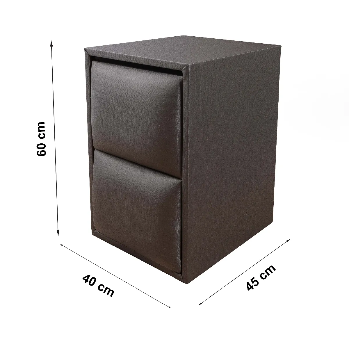 Vivenla Table de chevet - Anthracite