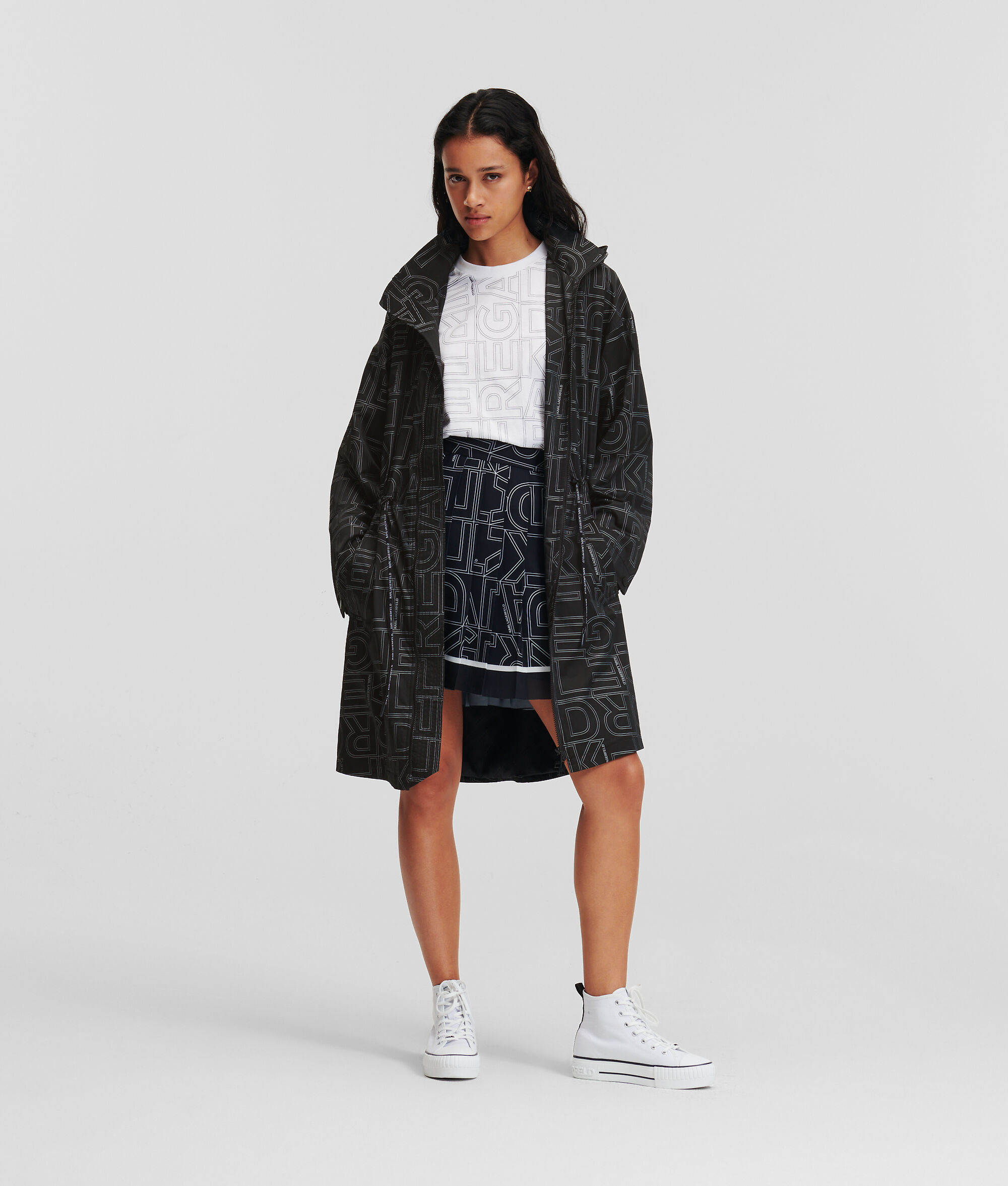 VESTE PARKA AVEC LOGO KARL