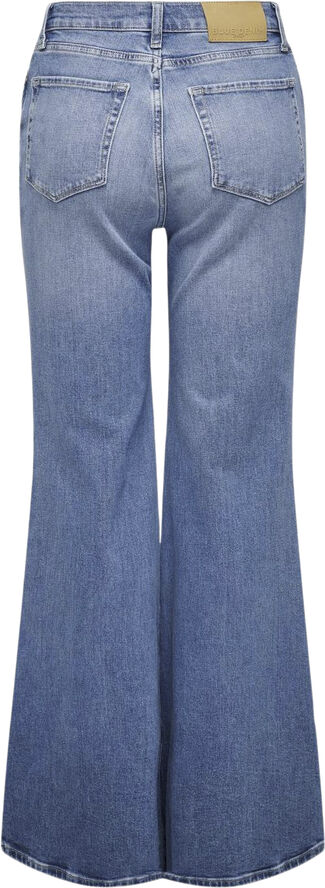 ONLY ONLPATRICIA HW WD FLARED DNM CRO265 Blå