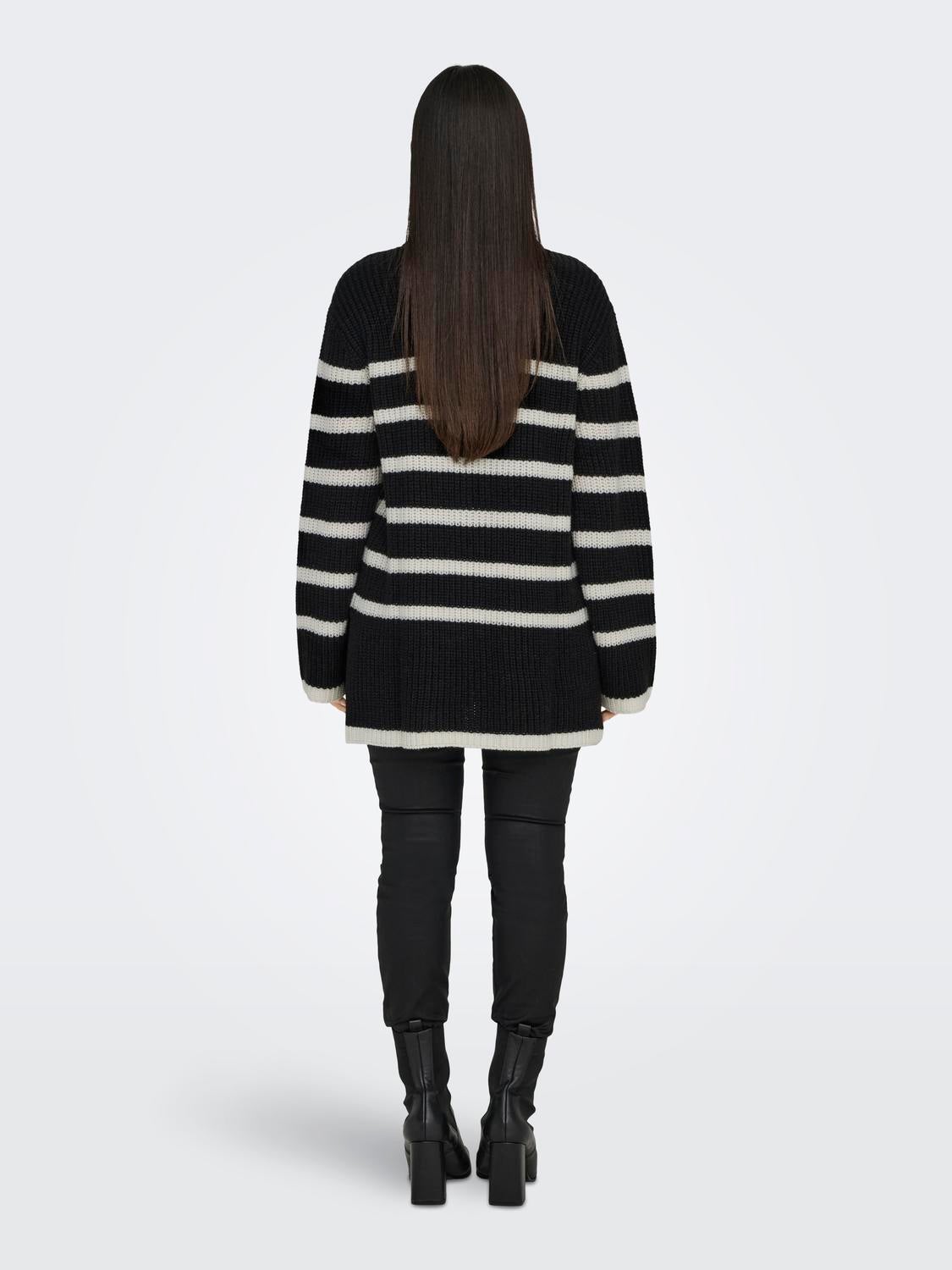 JDYJUSTY Strickpullover Black