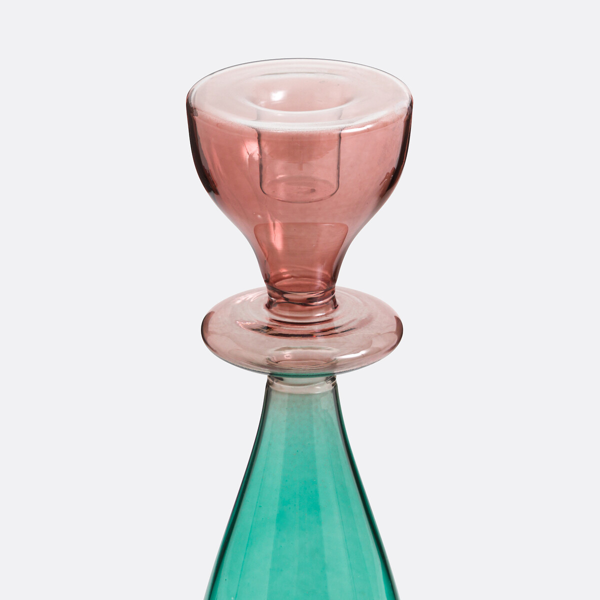 LA REDOUTE INTERIEURS<br>Castiçal de vidro Alt.24 cm, Boamia